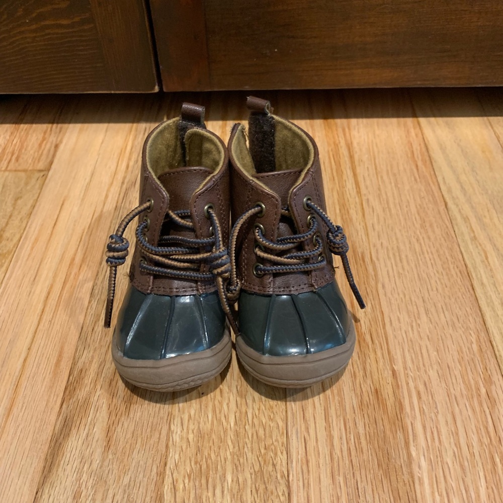 Smart Step Toddler Duck Boots in Green